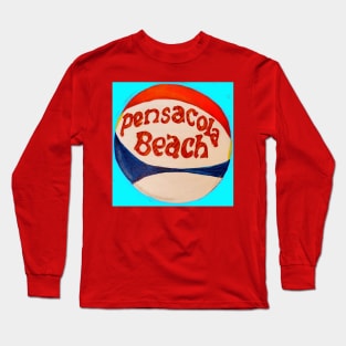 Pensacola Beach Ball Long Sleeve T-Shirt